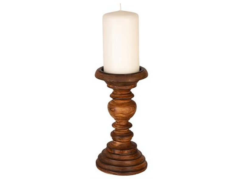 Lysestake tre mørk brun 20cm